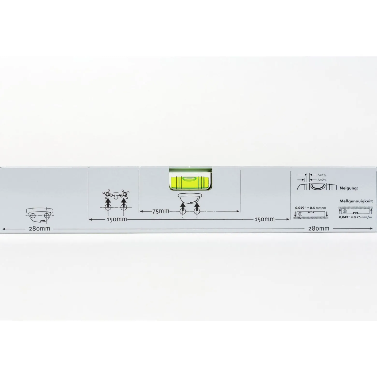 ROTHENBERGER Alu-Wasserwaage, 600mm, mit Magneten- 1500001547