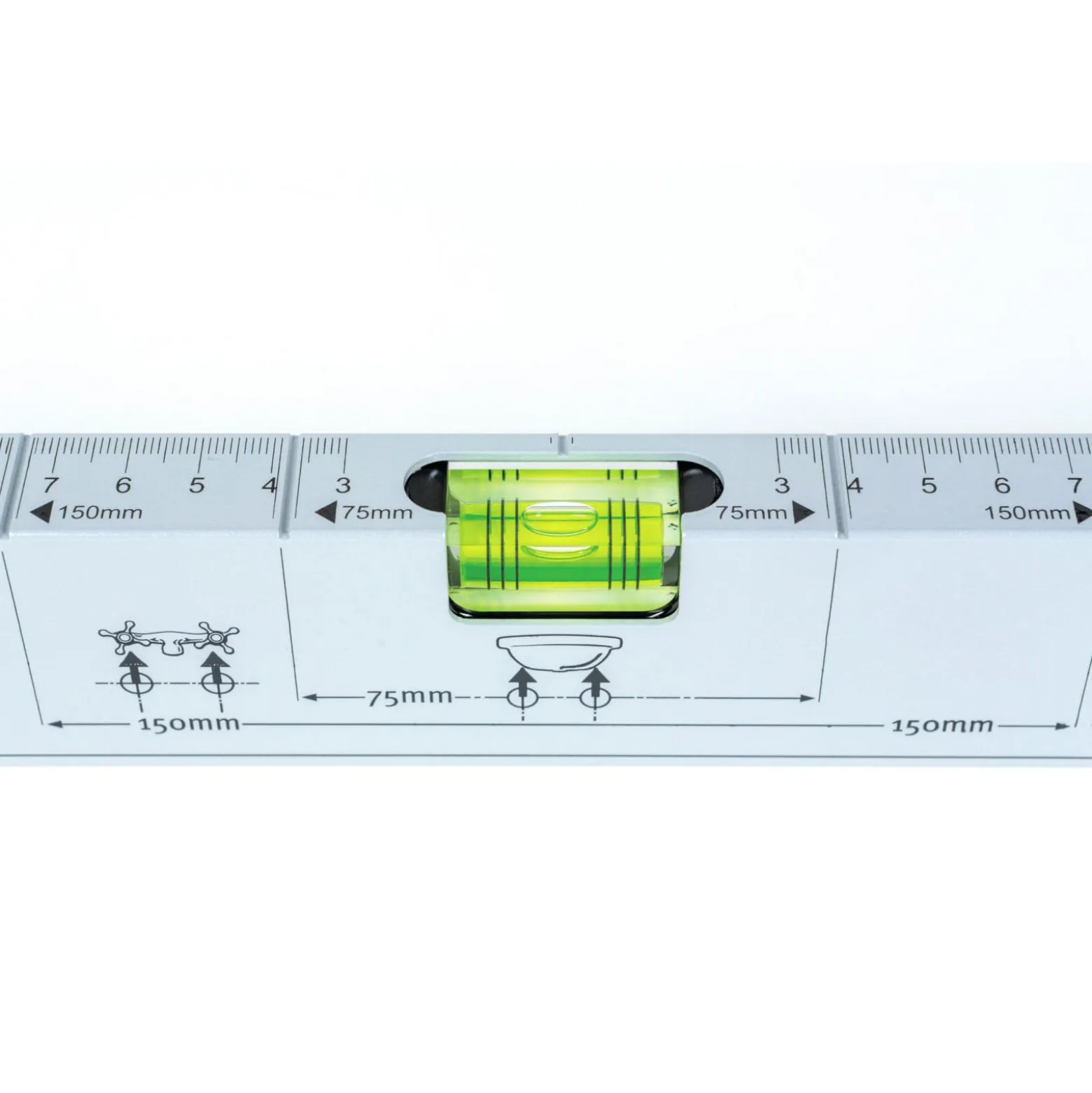 ROTHENBERGER Alu-Wasserwaage, 600mm, mit Magneten- 1500001547