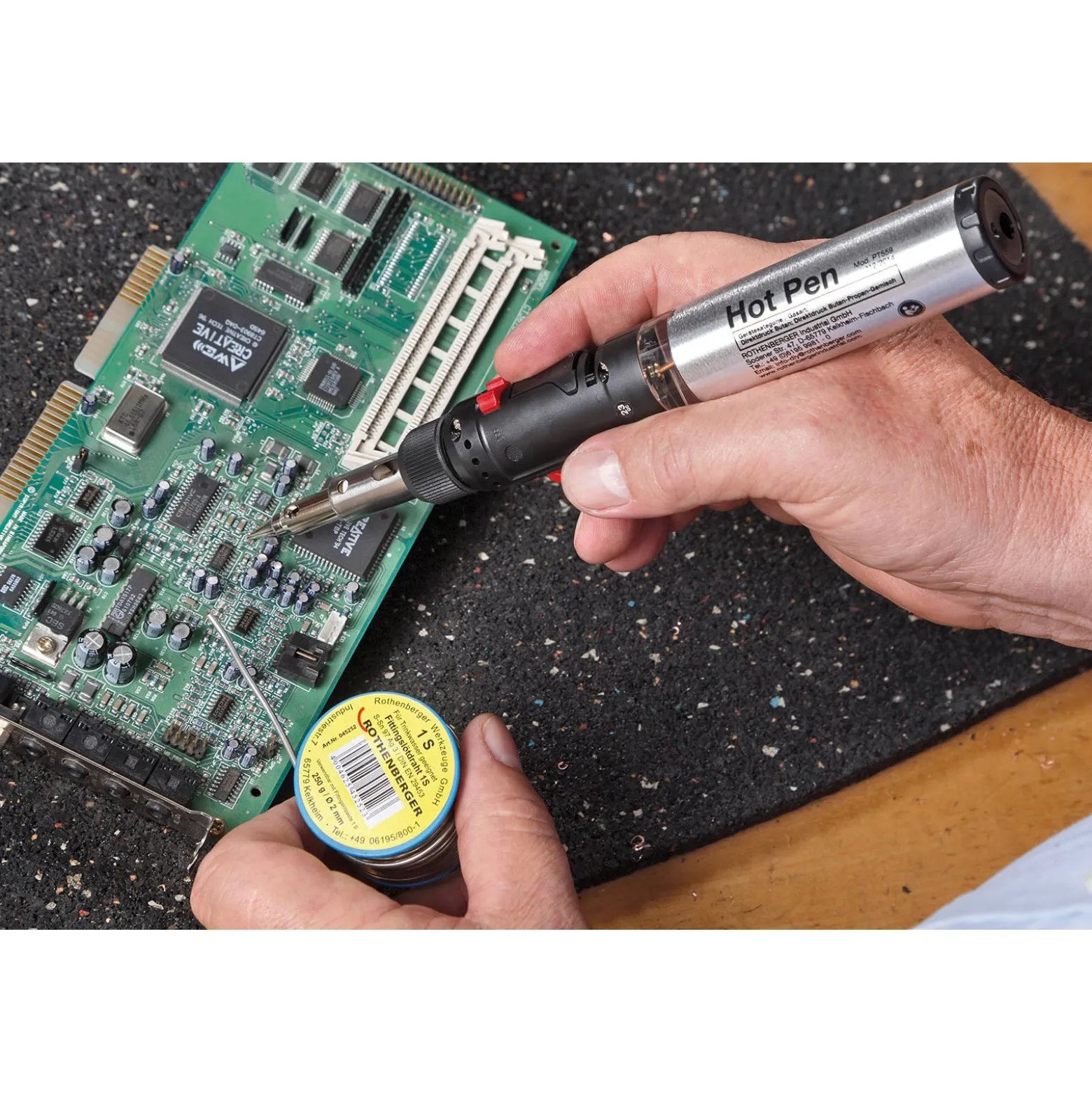 ROTHENBERGER Industrial Hot Pen Set 10-tlg. Piezo - 36060