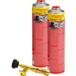 ROTHENBERGER Industrial Hot Pack Brenner inkl. 2x Multigas 300 600 ml- 35510