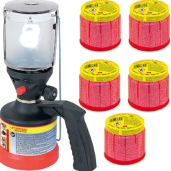ROTHENBERGER Industrial Scout Campinglampe inkl. 5x C200 Kartusche 330 ml mit ILL System - 1500004210