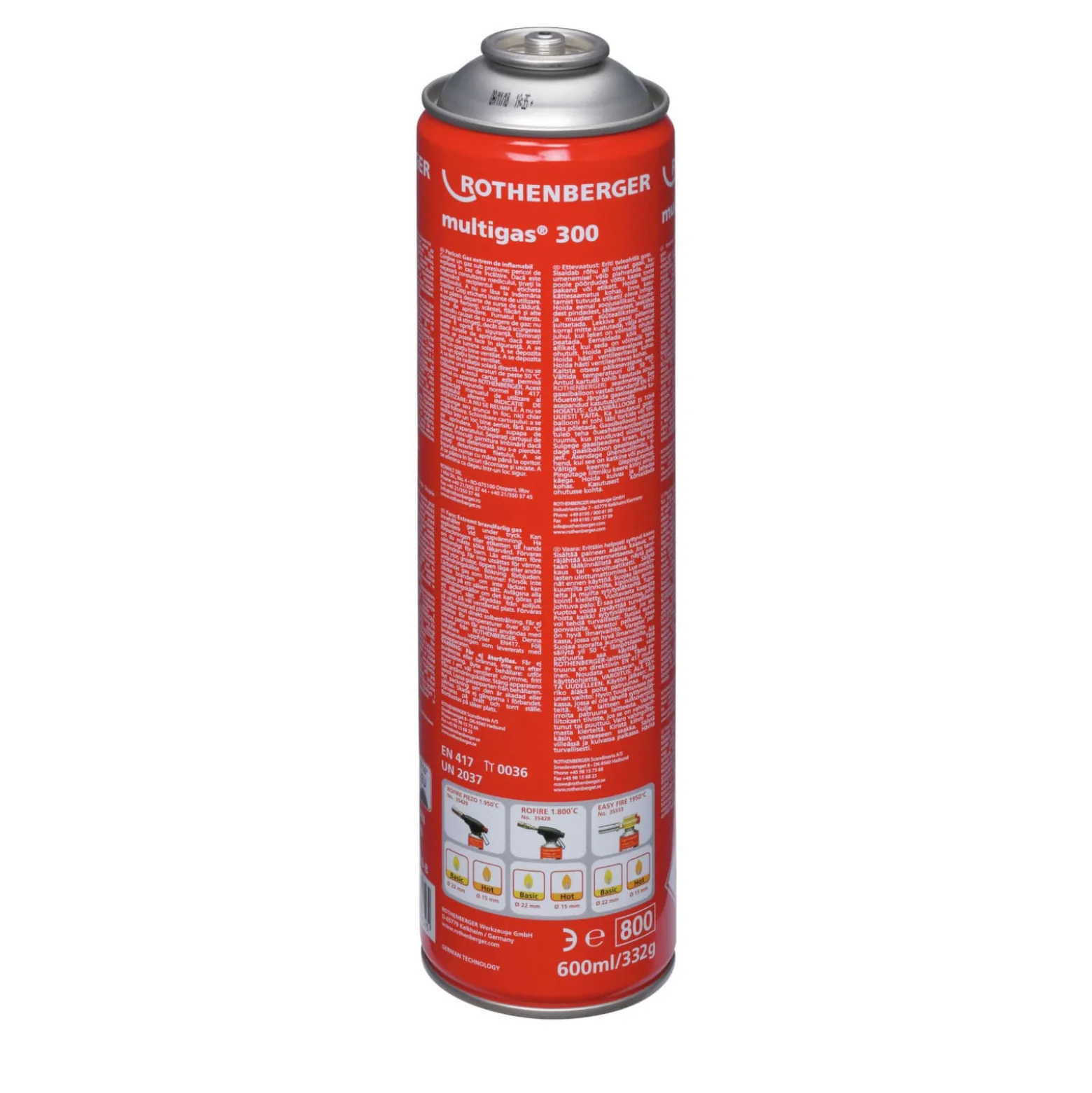ROTHENBERGER Multigas 300, 7/16"-EU, Version B- 035510-B