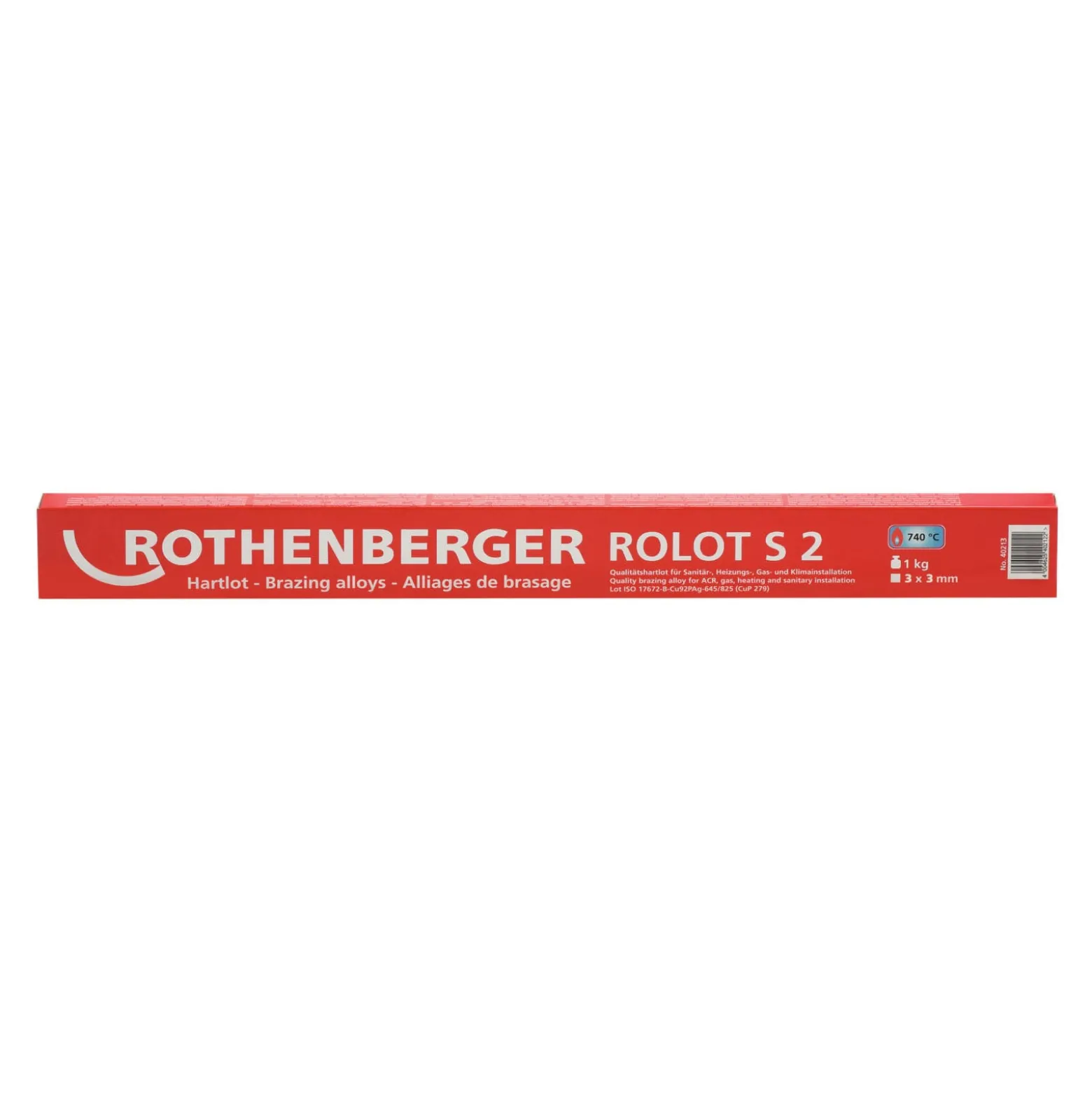 ROTHENBERGER ROLOT S2, nach ISO 17672, 3x3x500mm, 1kg - 40213