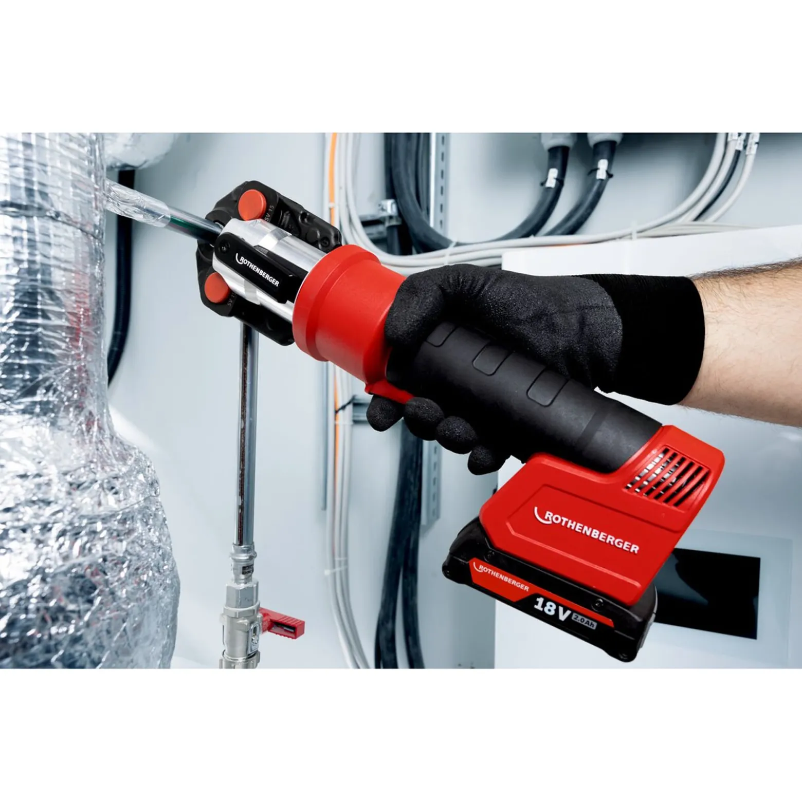 ROTHENBERGER ROMAX NANO iJAWs Set, TH, 16-20-26mm, 2Ah, AMPShare - 1000005496