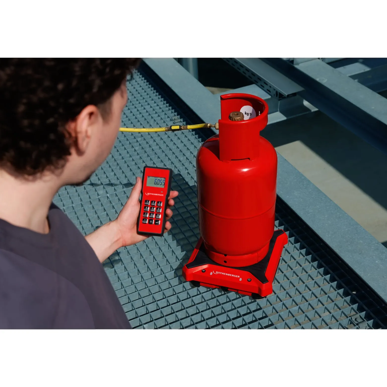 ROTHENBERGER ROSCALE 150 Kältemittellwaage + ROSCALE Valve + Bluetooth Lautsprecher - 1000005062-1000005505-Set