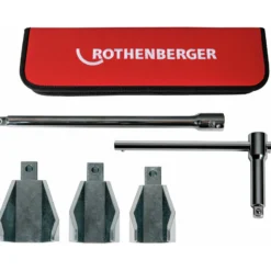ROTHENBERGER Standhahnmuttern-Set, SW32-47, mit Griff und Verlängerung - 100110