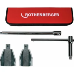 ROTHENBERGER Standhahnmuttern-Set, SW36+47, mit Griff und Verlängerung - 100108
