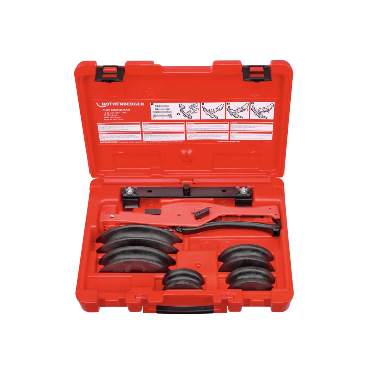 ROTHENBERGER TB MAXI-Set, 12-14-16-18-22mm - 023021X