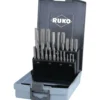 RUKO Handgewindebohrer-Satz 21tlg. HSS DIN 352 M 3 - M 12 - 245001RO