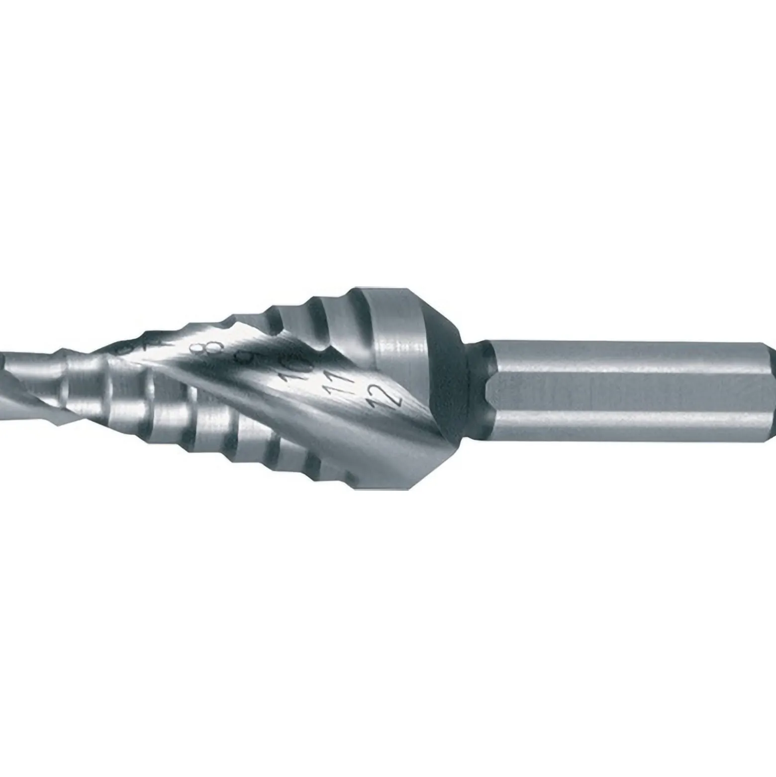 RUKO Stufenbohrer HSS spiralgenutet mit Kreuzanschliff kurz Ø 4 - 12 mm - 101061