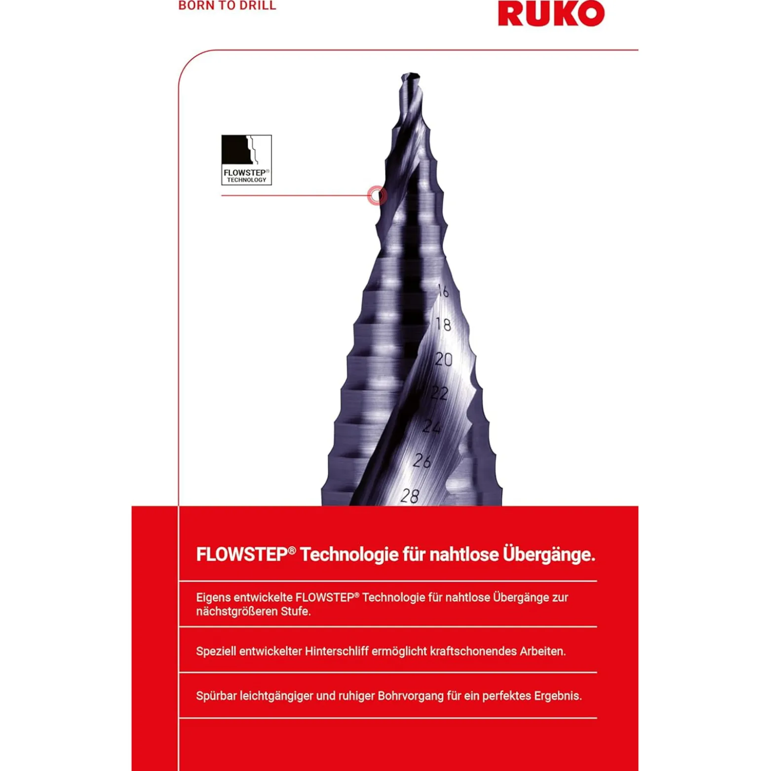 RUKO Stufenbohrer HSS-TiAlN 6tlg. - A101032F