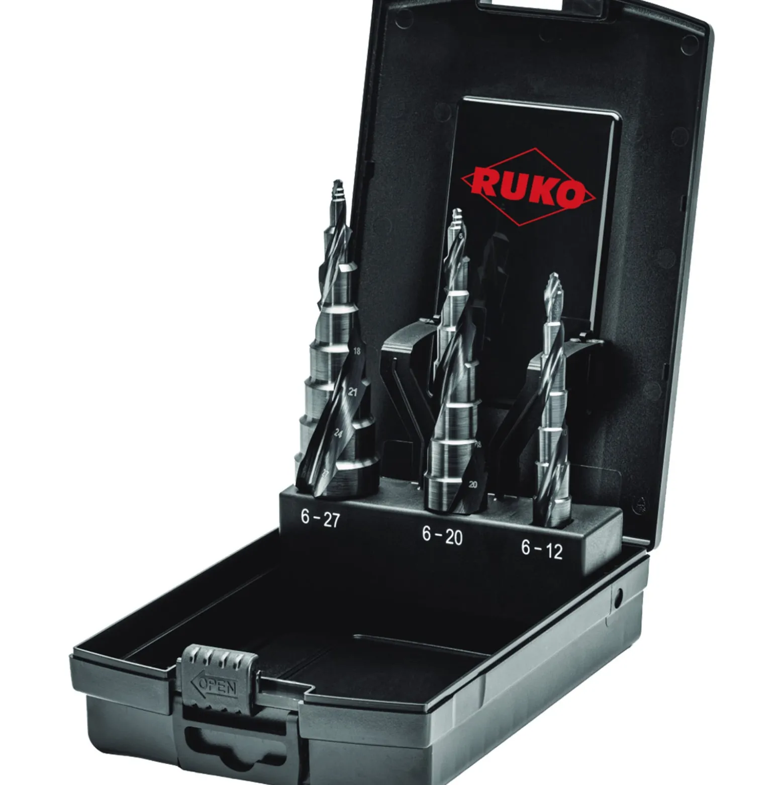 RUKO ULTIMATECUT Multidrill-Satz HSS RUnaTEC mit FLOWSTEP® Spitze - 3-tlg. - 101687PRO