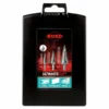 RUKO ULTIMATECUT Stufenbohrer-Satz HSS mit FLOWSTEP® Spitze in Kunststoffkassette - 3 tlg. - 101626RO