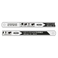 RUKO 10x Handsägeblatt HSS-Co Bihart - 312130024R