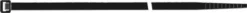SAPISELCO 100x Kabelbinder Länge 280 mm Breite 4,5 mm schwarz - SEL.3.425
