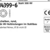 Scheibe EN 14399-6 rund 33 (34x60x 5) Stahl 300 HV 1 Stück
