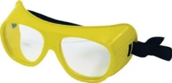 Schmerler Schutzbrille EN 166 Kunststoff klar SPLITTERFREI gelb - 150100006