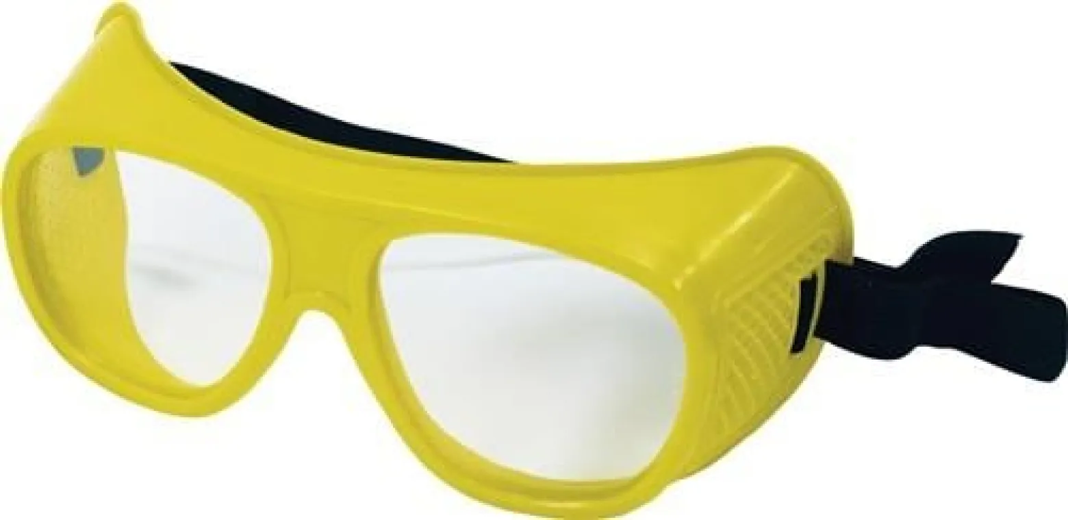 Schmerler Schutzbrille EN 166 Kunststoff klar SPLITTERFREI gelb - 150100006