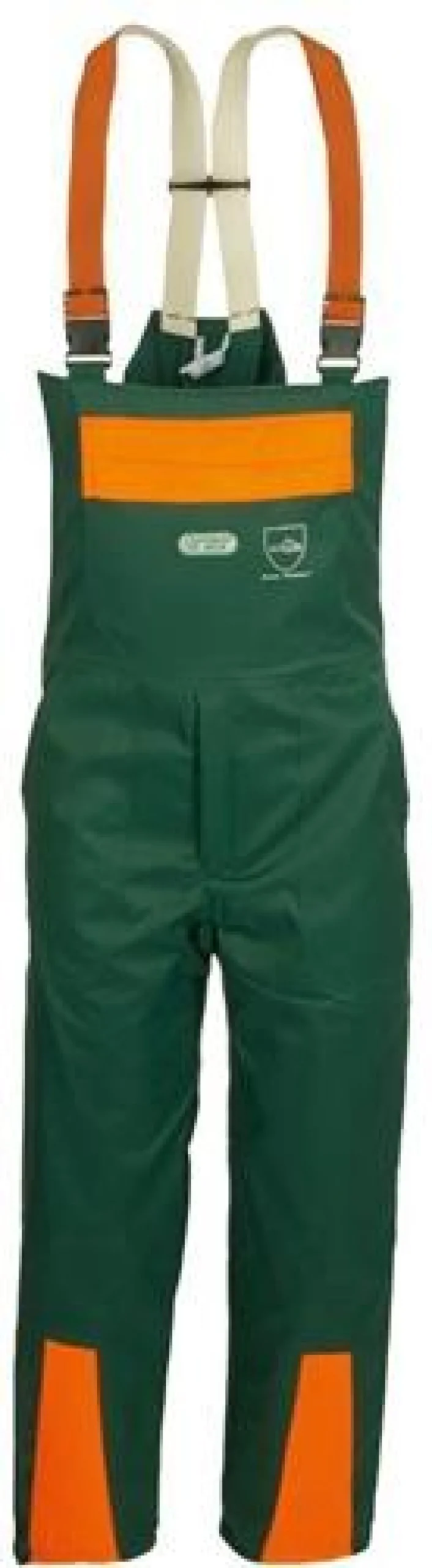 Schnittschutzlatzhose KONIFERE Gr.52 grün/orange WATEX