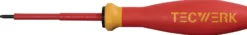 Schraubendreher Schneiden-B.3mm Klingen-L.100mm VDE isol.TECWERK