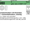 Sechskantmutter DIN 980 Klemmteil V M10 8 galv.verz. 8 DISP 500Stück