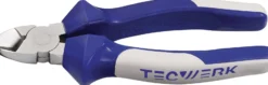 Seitenschneider L.160mm Kopf verchr.Mehrkomp.-Hüllen max.2mm TECWERK