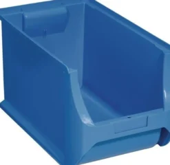 Sichtlagerkasten Profi-Plus L355xB205xH200mm PP blau ALLIT