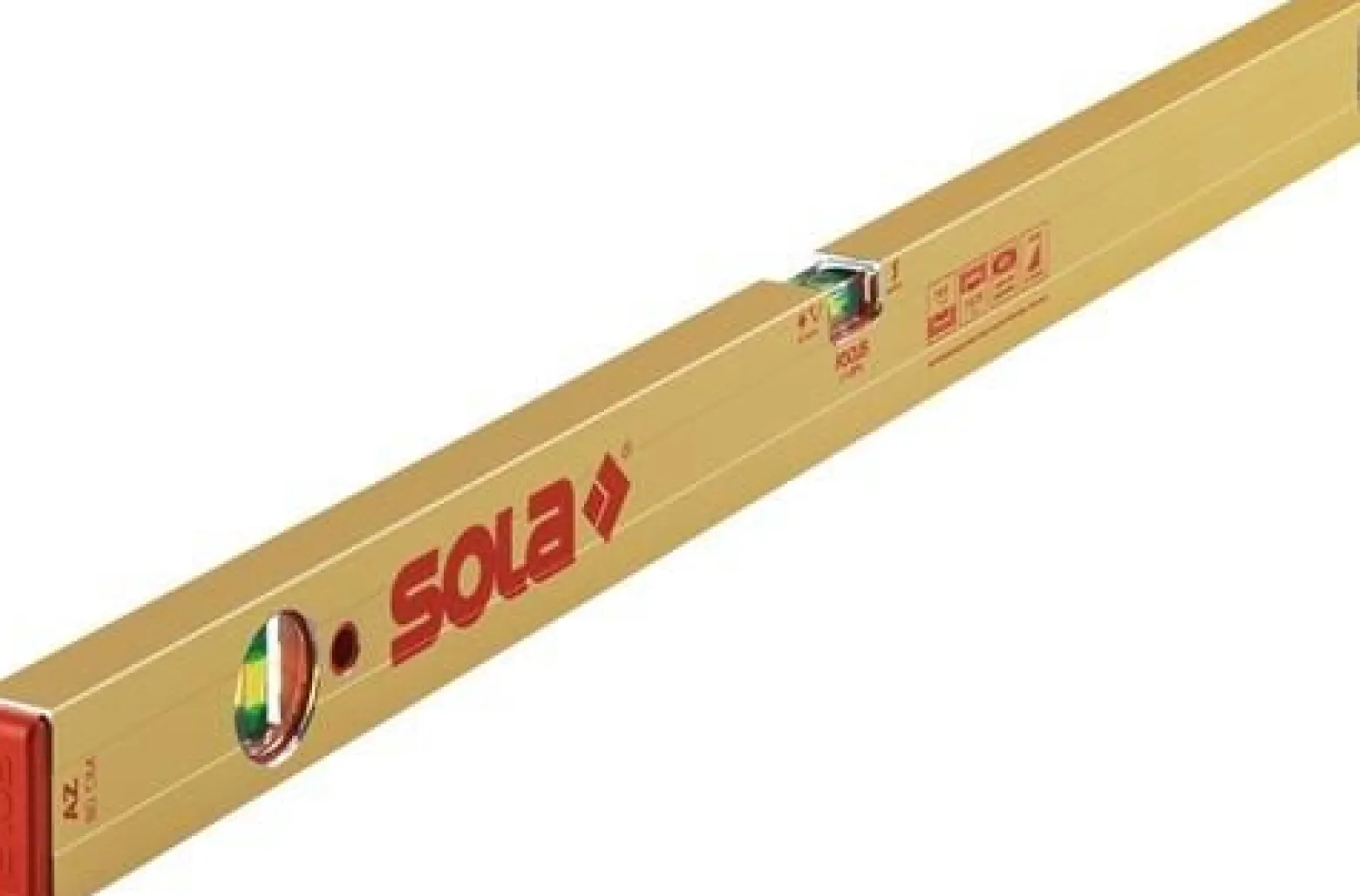 SOLA Wasserwaage AZ 60cm Alu.gold 0,5 mm/m - 1160801