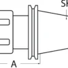 Spannzangenfutter ER DIN 69871AD Spann-D.2-16mm SK40 A.-L.60mm TECWERK