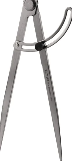 Spitzzirkel L.150mm m.Stellbogen TECWERK