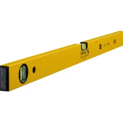 STABILA Wasserwaage Type 70, 80 cm, leichtes Alu-Profil, 1 Horizontal-Libelle, 1 Vertikal-Libelle, Made in Germany - 02286