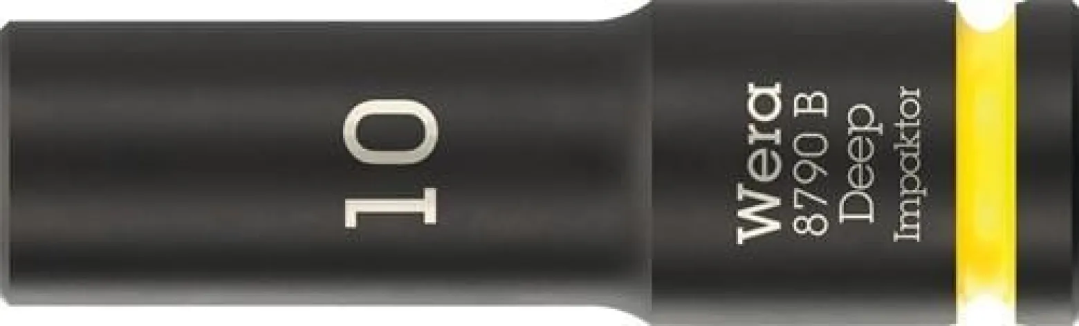 Steckschlüsseleinsatz 8790 B Impaktor Deep 3/8 Zoll 10mm L.63mm WERA