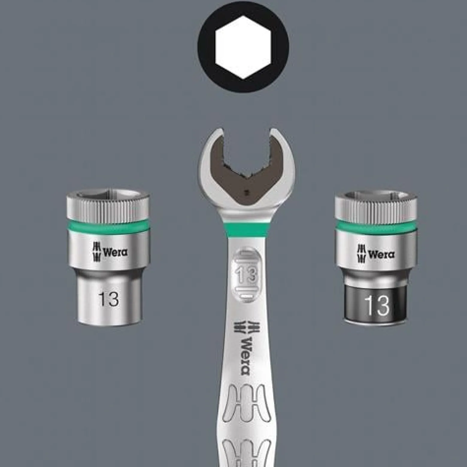 Steckschlüsseleinsatz 8790 B Impaktor Deep 3/8 Zoll 7/16 Zoll L.63mm WERA