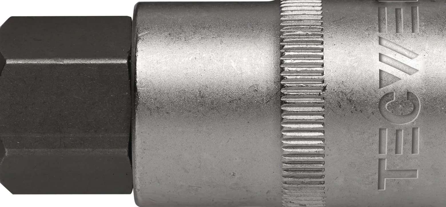 Steckschlüsseleinsatz 1/2 Zoll Innen-6-kant SW 19mm L.55mm TECWERK