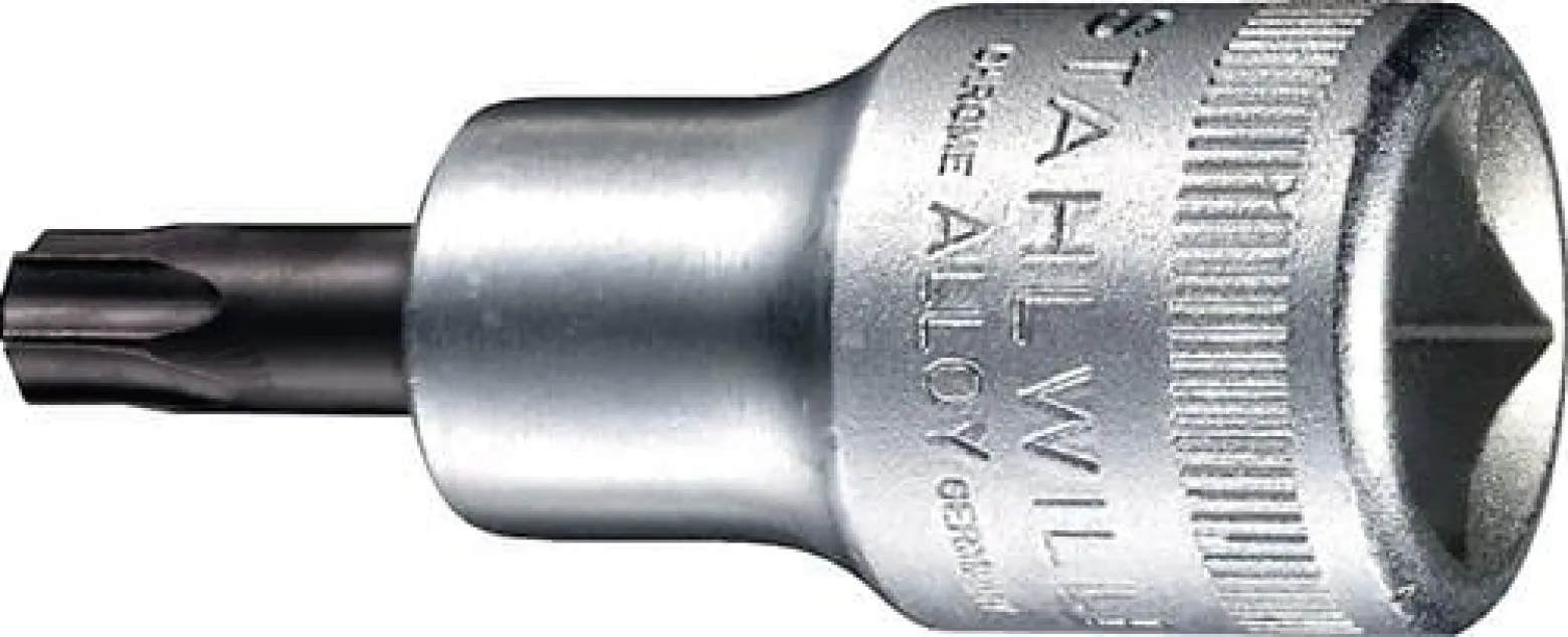 Steckschlüsseleinsatz 1/2 Zoll TORX® T50 L.140mm STAHLWILLE
