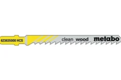 Stichsägeblätter clean wood Nutz-L.74mm Zahnteilung4mm HCS Z. geschliffen 5St.