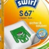 Swirl Staubsaugerbeutel S 67 EcoPor Siemens/Bosch 4 St./Pack.