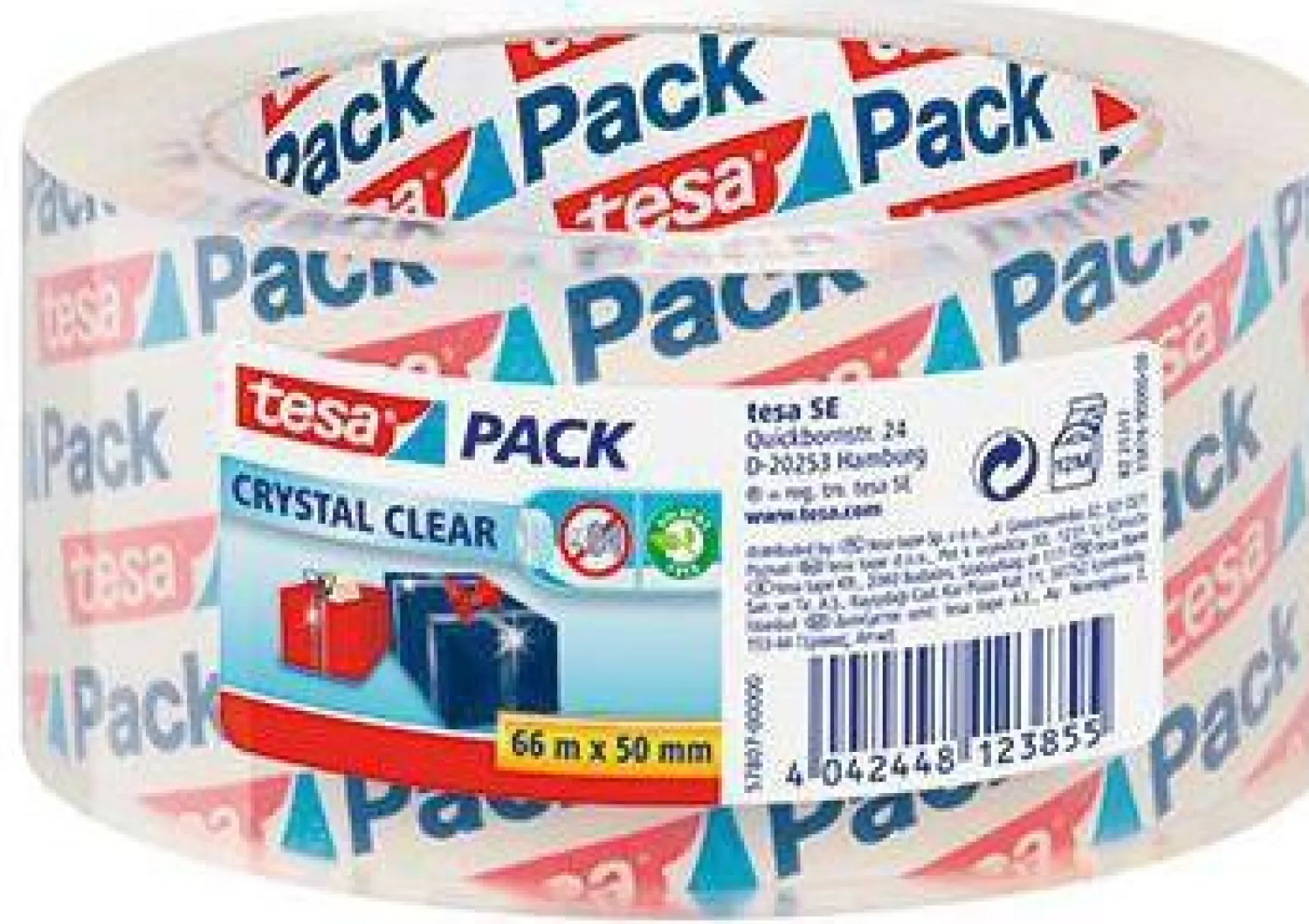 tesa Packband tesapack Crystal Clear 57807-00000 kristall-klar