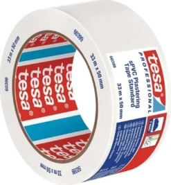 TESA PVC Putzband 60399 Standard weiß 33 m x 50 mm - 60399-00005-00