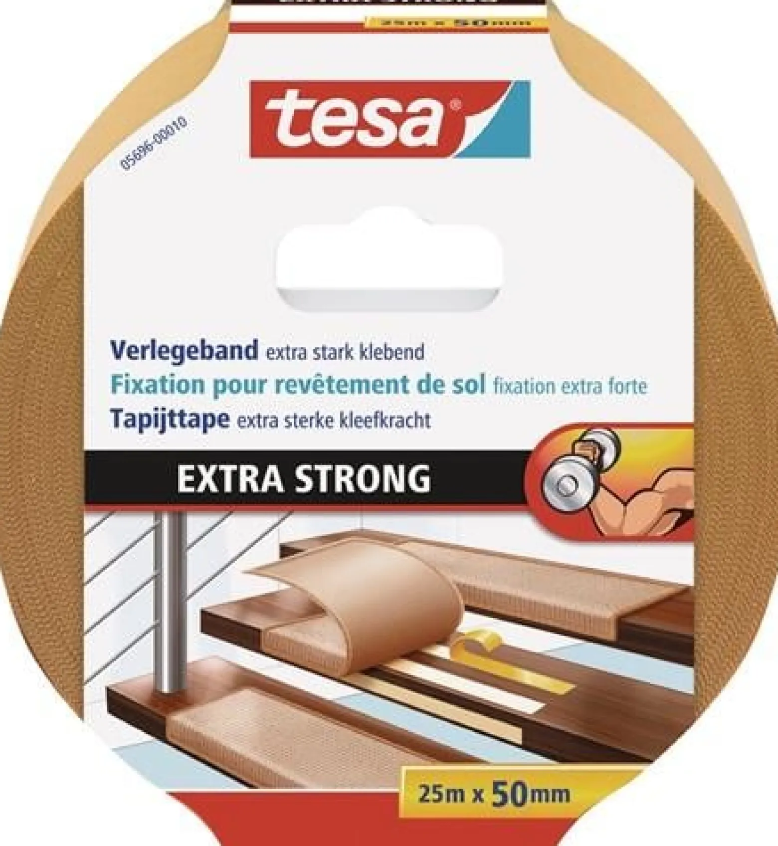 Tesa Verlegeband 5696 Länge 25 m Breite 50 mm - 05696-00010-11