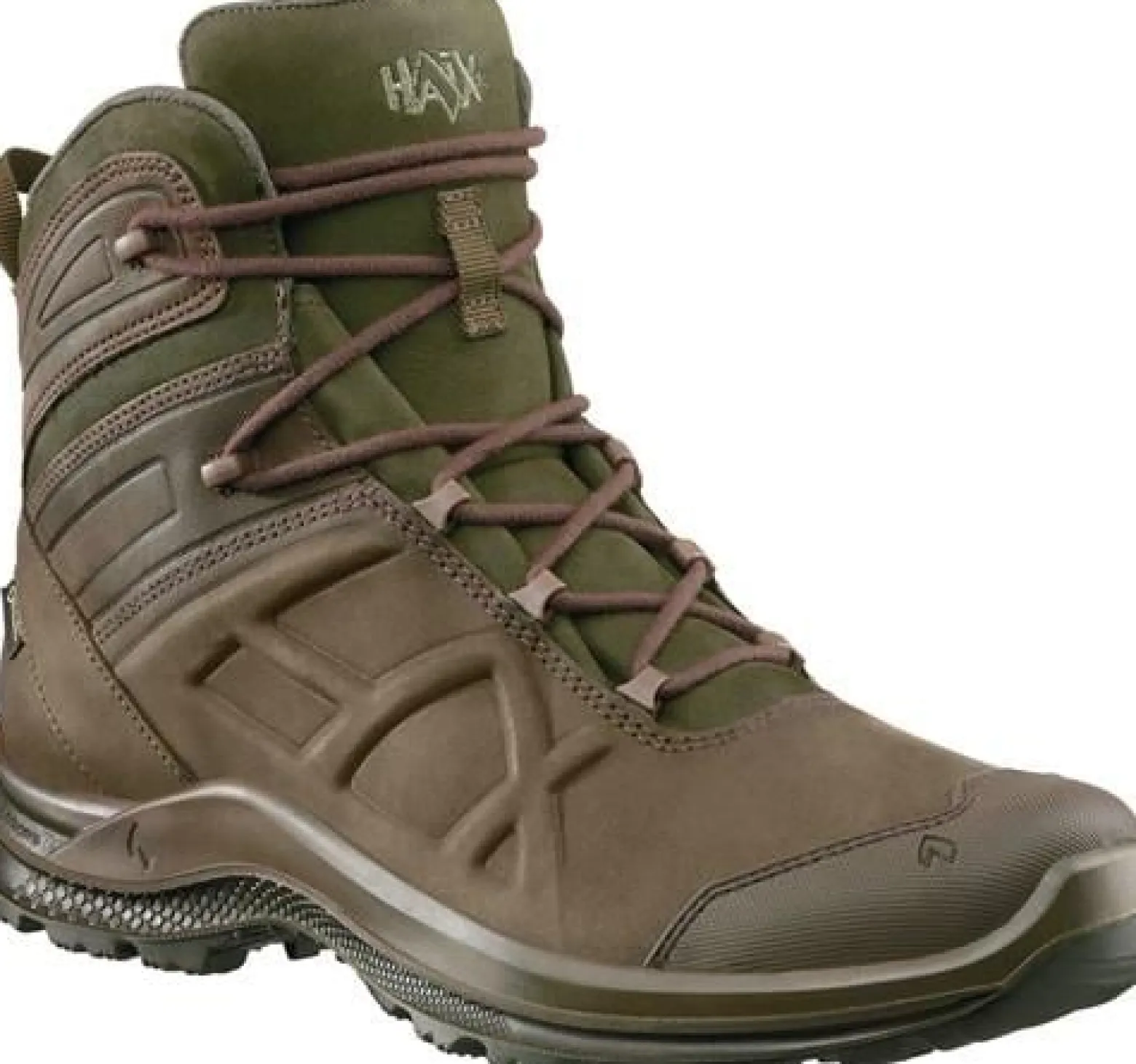 Trekkingstiefel BE Nature GTX mid Gr.11(46) braun/grün Leder HAIX