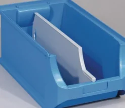 Trennw.ProfiPlus f.Stapelsichtboxen H.125mm PS grau ALLIT
