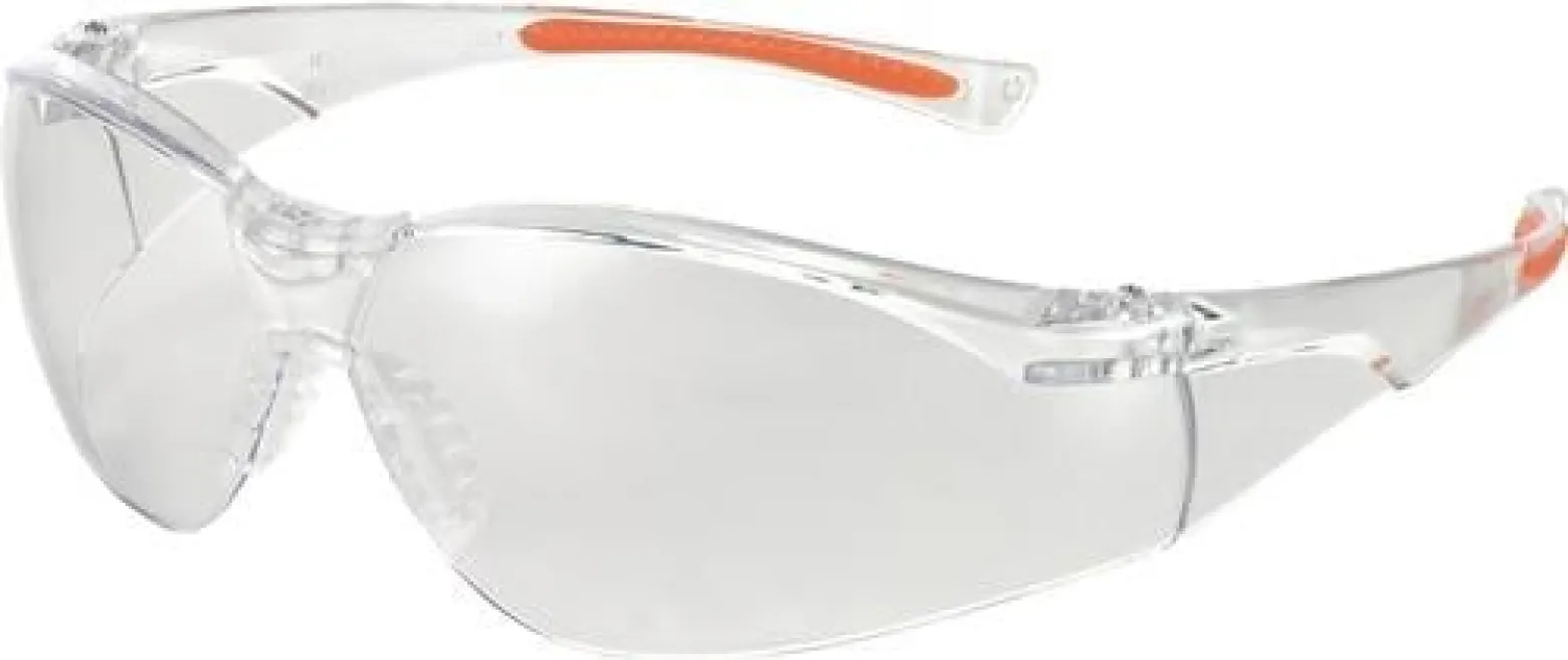 Univet Schutzbrille 513 EN 166 EN 170 FT K Bügel klar orange Scheibe klar Polycarbonat - 513.01.00.00