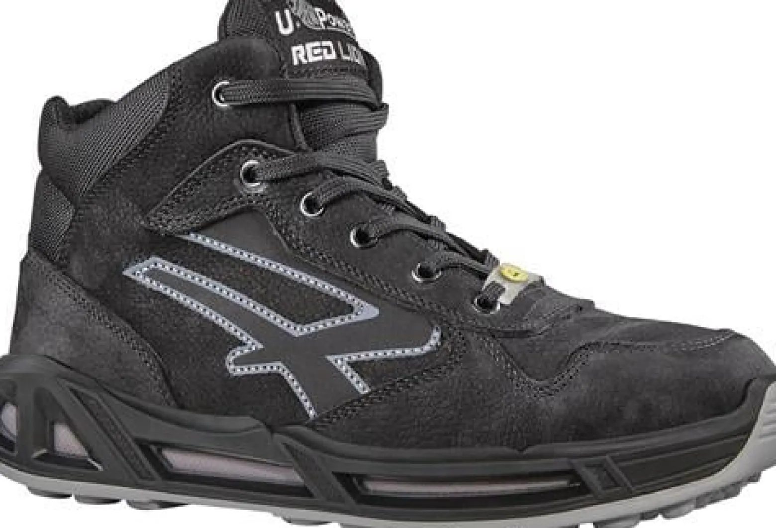 UPower Sicherheitsstiefel RedCarpet LIFT CARPET Größe 45 schwarz / grau - RC1001345