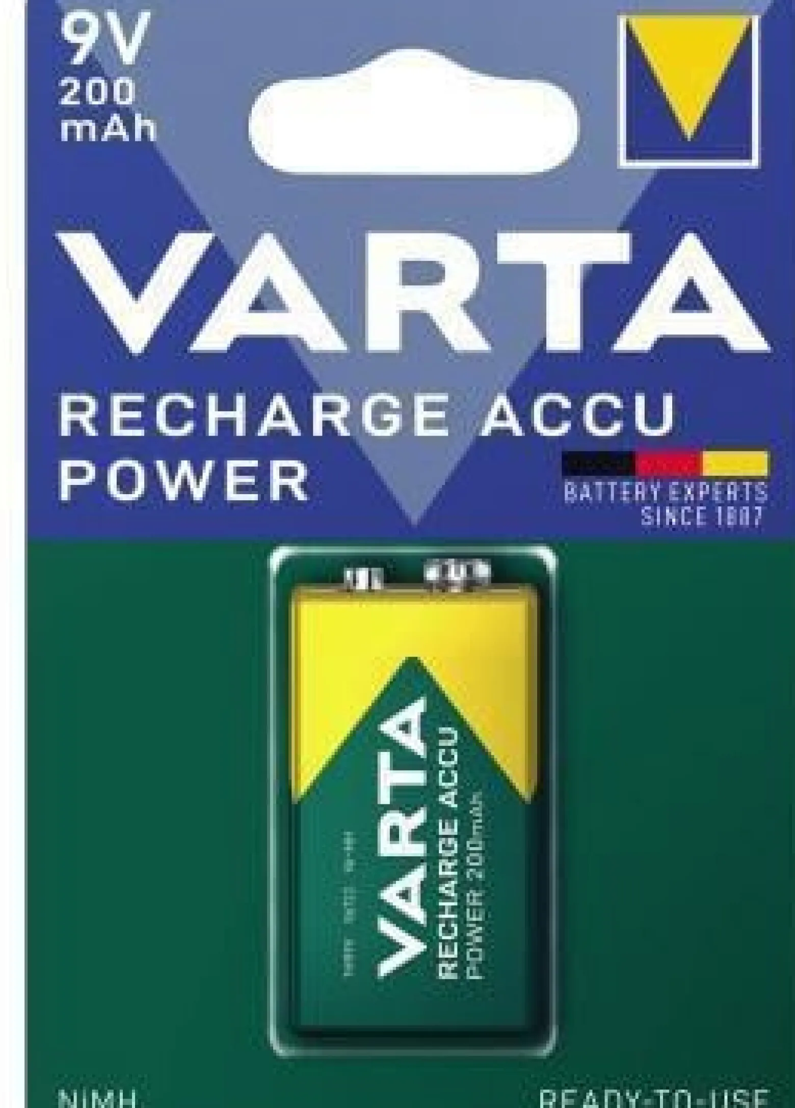 Varta Akku Ready2Use 56722101401 E-Block 9V 200mAh NiMH