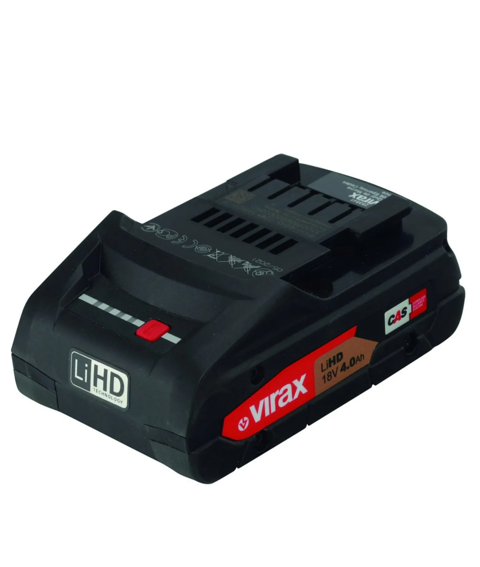 VIRAX Akku 18V 4,0Ah Li-Ion Hd CAS - 253541