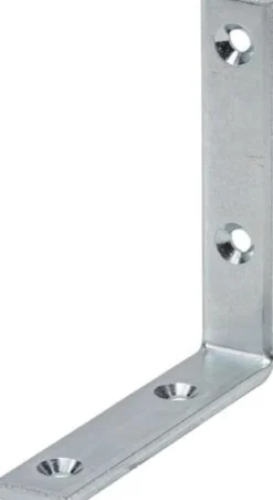 VORMANN Winkel sta.L.60 mm B.20 mm S.3 mm STA blau verz.Loch-D.4,5 mm - 000182060Z