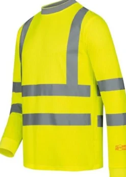 Warnschutz-Langarm-T-Shirt OLEAS Gr.XXL gelb SAFESTYLE