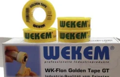WEKEM PTFE Dichtband Golden Tape L12 m B12,7 mm D0,1 mm - 6111500120012
