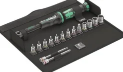 Wera Bicycle Set Torque 1 - 16tlg. Click-Torque A5 in textiler Box mit Nüssen - 004180